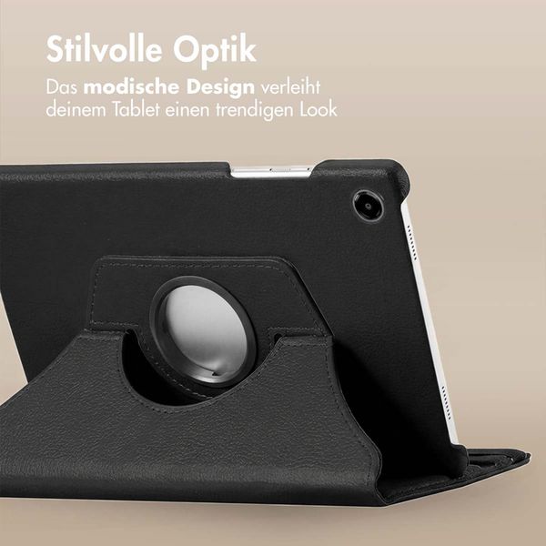imoshion 360° drehbare Klapphülle Samsung Galaxy Tab A8 - Schwarz