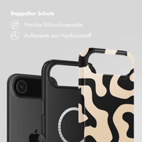 Selencia Vivid Rückabdeckung mit MagSafe Apple iPhone Air - Art Wave Black