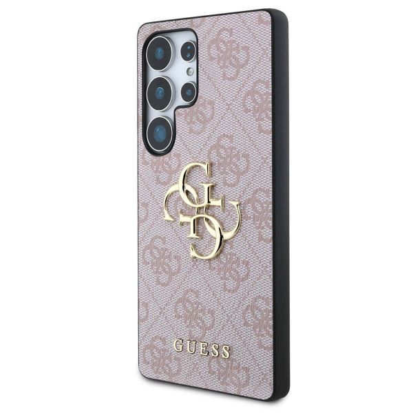 Guess 4G Metal Logo Back Cover Samsung Galaxy S25 Ultra - Rosa