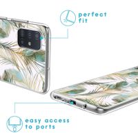 imoshion Design Hülle für das Samsung Galaxy A51 - Pfau / Grün