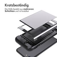 imoshion Backcover mit Kartenfach für das iPhone SE (2022 / 2020) / 8 / 7 - Grau