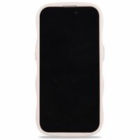 Holdit Wavy Case Apple iPhone 15 Pro Max - Light Beige / Mirror