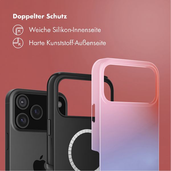 Selencia Vivid Rückabdeckung mit MagSafe Apple iPhone 18 Pro / 17 Pro - Gradient Soft Blush