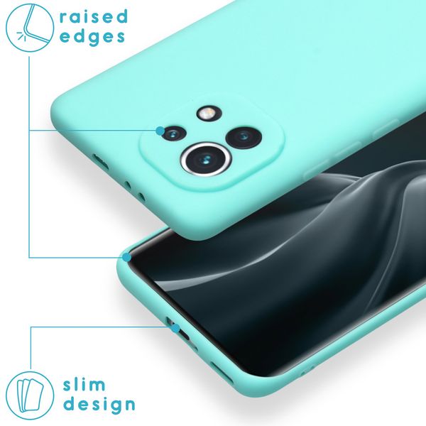 imoshion Color TPU Hülle für das Xiaomi Mi 11 - Mintgrün