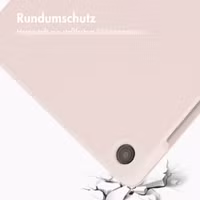 Accezz Smarte Klapphülle aus Silikon Samsung Galaxy Tab A11 Plus / A9 Plus - Rosa