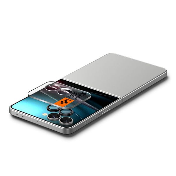 Spigen GLAStR EZ Fit Optik Pro Kameraschutz 2er-Pack für Samsung Galaxy Z Flip 7 - Schwarz