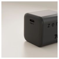 Zens Kompaktes Ladegerät USB-C 70W - Netzteil - Schwarz