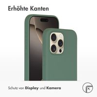 Accezz Liquid Silikoncase mit MagSafe für das iPhone 16 Pro Max - Dunkelgrün