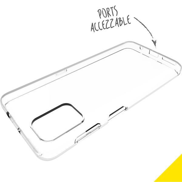 Accezz Clear TPU Backcover Motorola Moto G9 Plus - Transparent