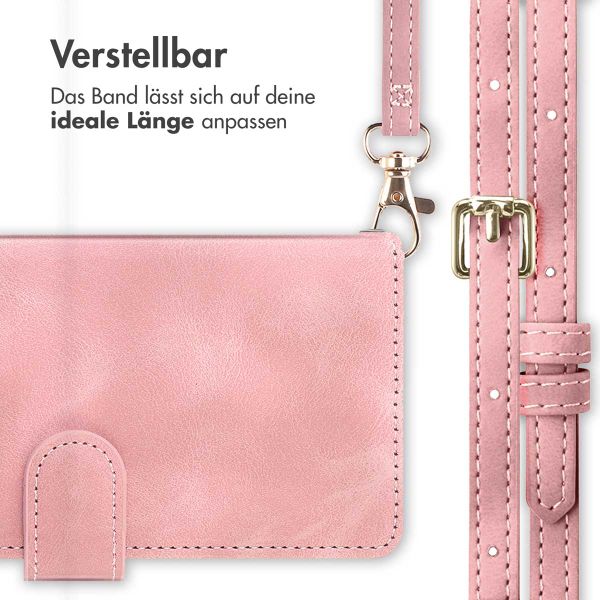 imoshion Klapphülle mit Kordel Samsung Galaxy S21 FE - Rosa