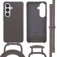 imoshion Color Backcover mit abnehmbarem Handykette und MagSafe Samsung Galaxy S26 - Black Coffee