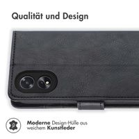 imoshion Luxuriöse Klapphülle Oppo A18 / Oppo A38 - Schwarz