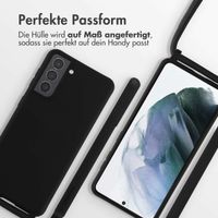 imoshion SilikonHülle mit Band Samsung Galaxy S21 - Schwarz