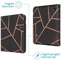 imoshion Design Slim Hard Case Sleepcover mit Stand Kobo Libra 2 / Tolino Vision 6 - Black Graphic