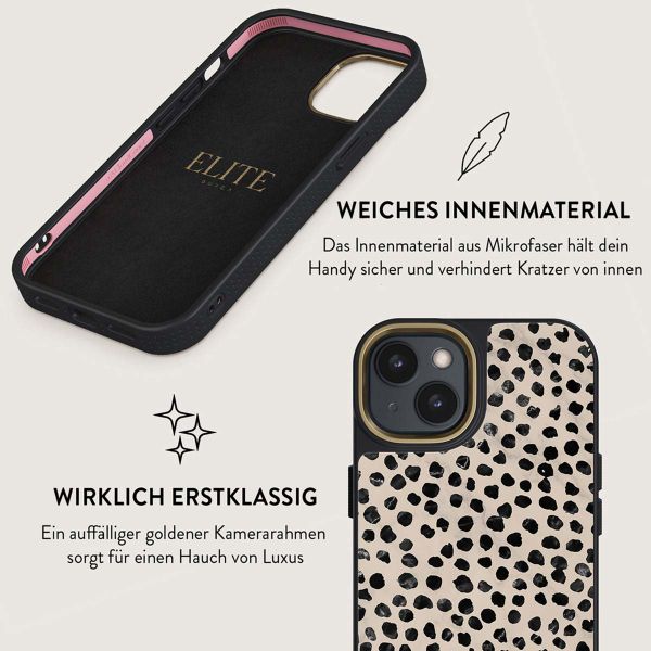 Burga Elite Gold Backcover für das iPhone 15 Plus - Almond Latte