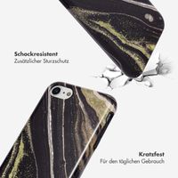 Selencia Vivid Tough Back Cover für das iPhone SE (2022 / 2020) / 8 / 7 / 6(s) - Chic Marble