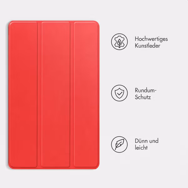 imoshion Trifold Klapphülle Samsung Galaxy Tab S11 Ultra - Rot