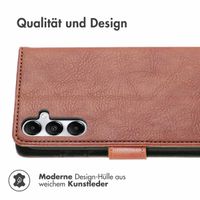 imoshion Luxuriöse Klapphülle Samsung Galaxy S25 Plus - Braun