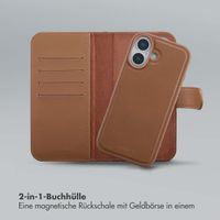 Selencia Olyn Abnehmbare Bookcase mit MagSafe Apple iPhone 17 - Braun