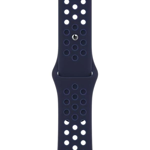 Apple Nike Sport Band für Apple Watch Series 1 bis 9 / SE (38/40/41 mm) | Series 10 (42 mm) - Midnight Navy/Mystic Navy