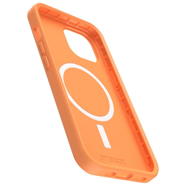 OtterBox Symmetry Backcover MagSafe für das iPhone 15 / 14 / 13 - Sunset Orange