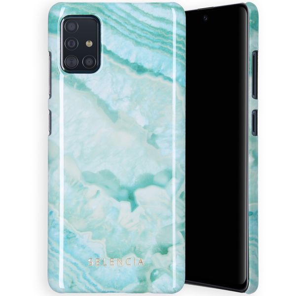 Selencia Maya Fashion Backcover für das Samsung Galaxy A41 - Agate Türkis