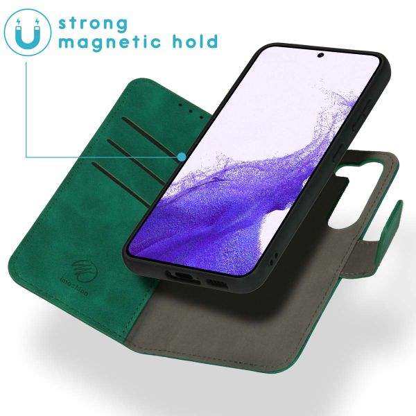 imoshion Entfernbare 2-1 Luxus Klapphülle Samsung Galaxy S23 - Dunkelgrün