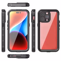 Redpepper Dot Plus Waterproof Case für das Apple iPhone 15 Pro Max - Schwarz