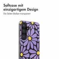imoshion  Design Hülle für das Samsung Galaxy S24 FE - Tropical Violet Flowers Connect