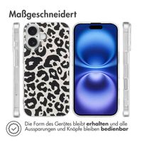 imoshion Design Hülle Apple iPhone 16 - Leopard Transparent