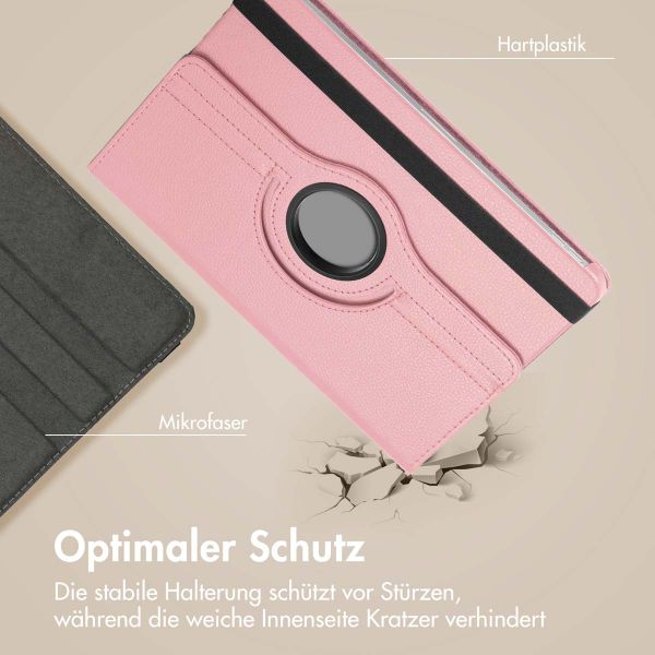 imoshion 360° drehbare Klapphülle Samsung Galaxy Tab S10 Plus / Tab S9 FE Plus / Tab S9 Plus - Rosa
