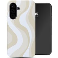 Selencia Vivid Back Cover Samsung Galaxy A57 (5G) - Desert Waves Beige