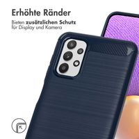 imoshion Brushed Back Cover für das Samsung Galaxy A32 (5G) - Dunkelblau