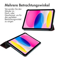 imoshion Trifold Klapphülle Apple iPad 11 (2025) 11 Zoll A16 / iPad 10 (2022) 10.9 Zoll - Bordeaux