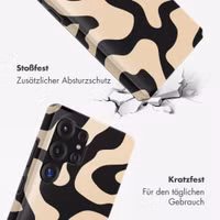 Selencia Vivid Rückabdeckung mit MagSafe Samsung Galaxy S25 Ultra - Art Wave Black