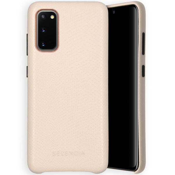 Selencia Gaia Backcover in Schlangenoptik für das Samsung Galaxy S20