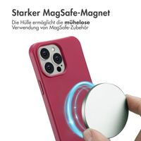 imoshion Color Backcover mit abnehmbarem Handykette und MagSafe Apple iPhone 14 Pro Max - Raspberry