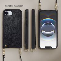 Selencia Nova HandyHülle mit Kordel und Kartenhalter Apple iPhone 16e - Schwarz