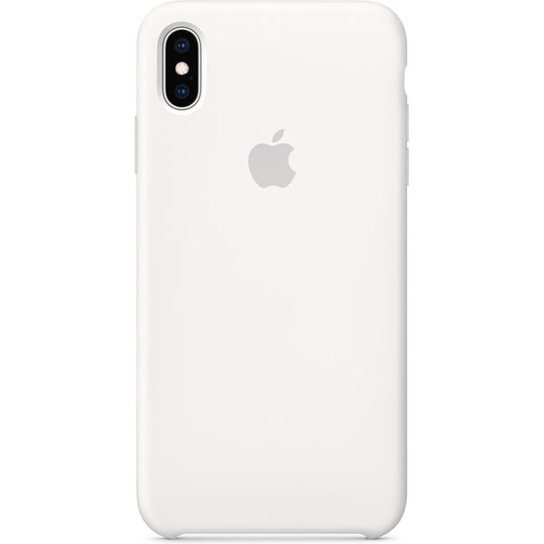 Apple Silikoncase Weiß für das iPhone Xs Max