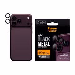 PanzerGlass Hoops Optic Rings Kameraschutz Apple iPhone 18 Pro (Max) - Black