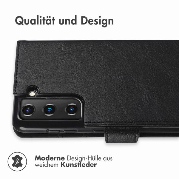 imoshion Luxuriöse Klapphülle Samsung Galaxy S21 - Schwarz