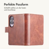 imoshion Luxuriöse Klapphülle Samsung Galaxy Z Fold 8 - Dunkelbraun