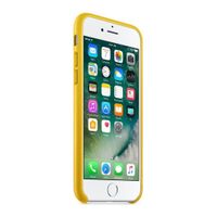 Apple Leder-Case Gelb für das Apple iPhone SE (2022 / 2020) / 8 / 7