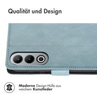 imoshion Luxuriöse Klapphülle für das OnePlus Nord CE 4 - Hellblau