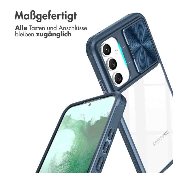 imoshion Back Cover mit Kameraschieber für das Samsung Galaxy A54 (5G) - Dunkelblau