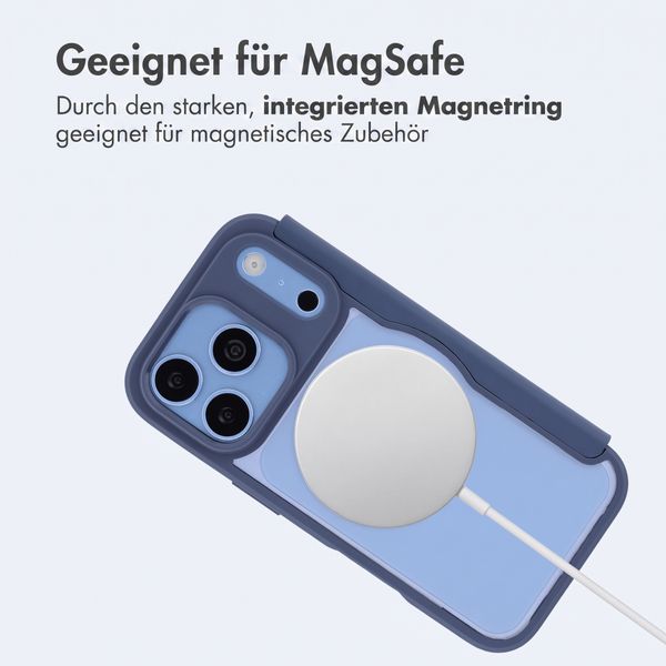 imoshion Transparente Bookcase mit MagSafe Apple iPhone 18 Pro Max / 17 Pro Max - Blau