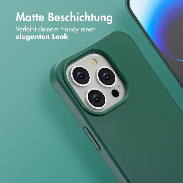 imoshion Color Backcover mit abnehmbarem Handykette und MagSafe Apple iPhone 14 Pro - Dunkelgrün