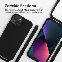 imoshion SilikonHülle mit Band Apple iPhone 13 - Schwarz