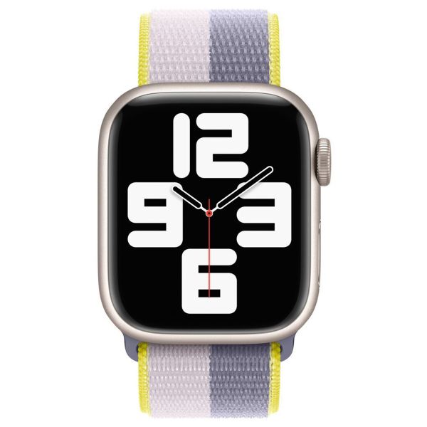 Apple Sport Loop Armband für die Apple Watch Series 1 bis 10 / SE / Ultra (2) (44/45/46/49 mm) - Lavender Gray/Light Lilac