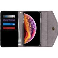 iDeal of Sweden Mayfair Clutch Velvet Schwarz für das iPhone Xs Max